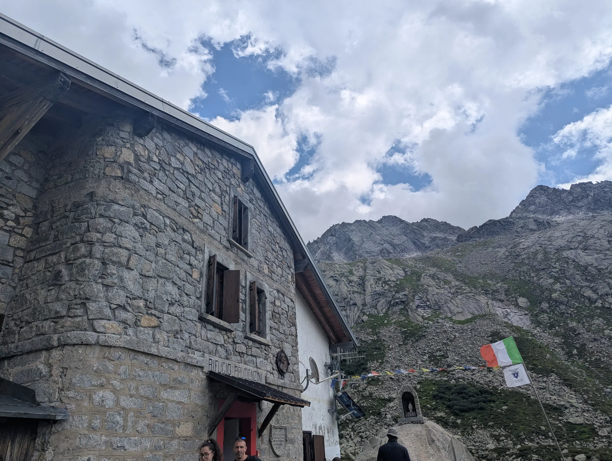 Il rifugio Prudenzini